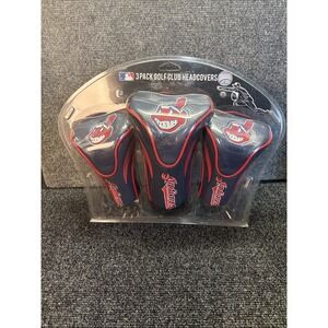 Cleveland Indians~Golf Club Headcovers~Set Driver 3~MLB Licensed~NIP